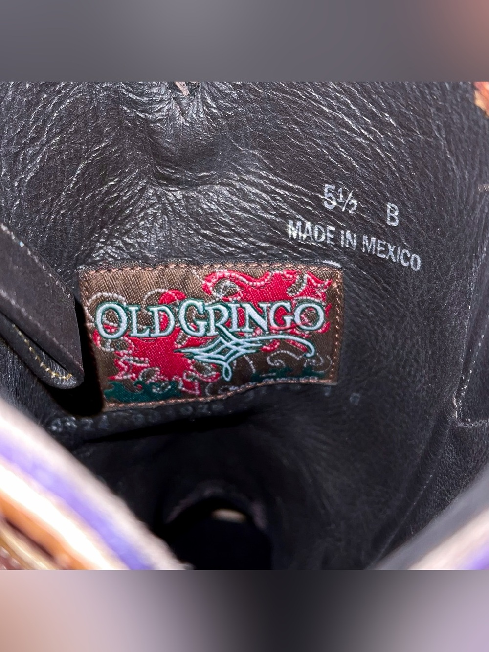Old Gringo Catarina Cowboy Boots Dia De Los Muertos Taupe 5.5B EUC - Picture 6 of 9